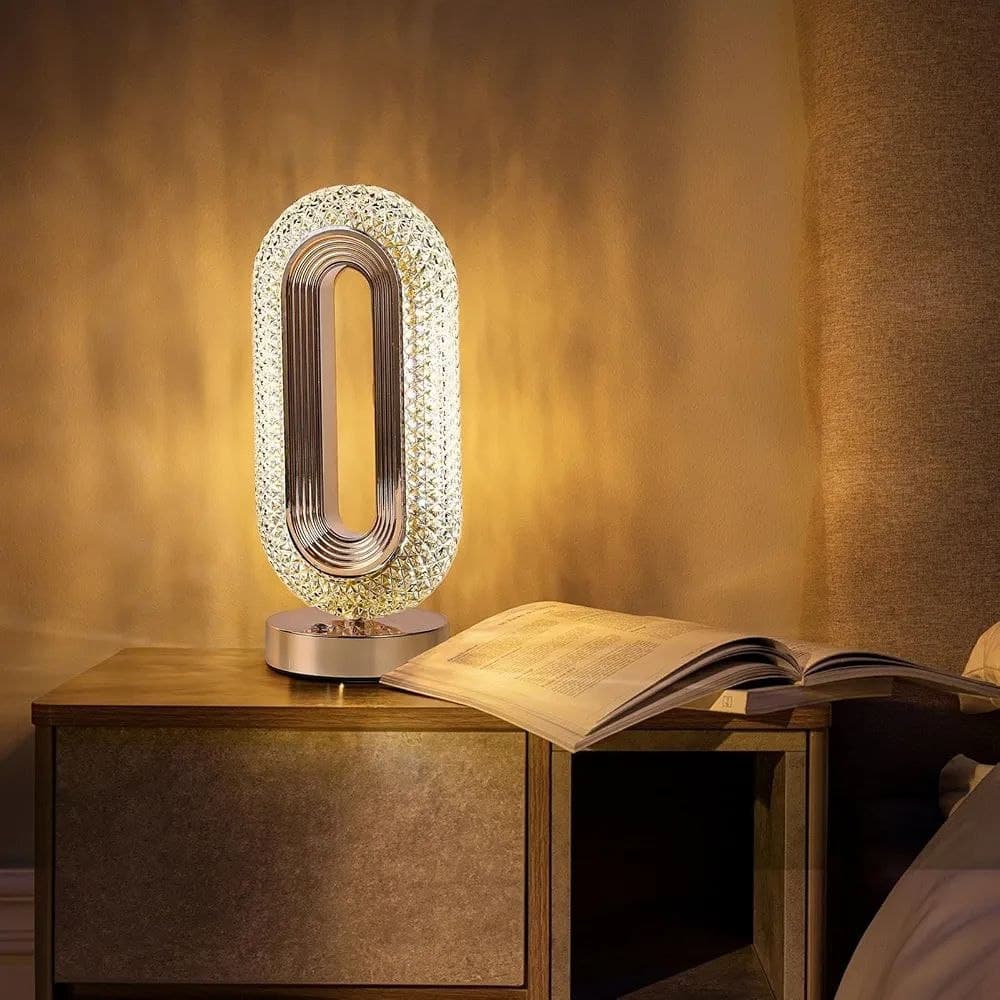 Lampe LED ovale lumière ambiante chaleureuse