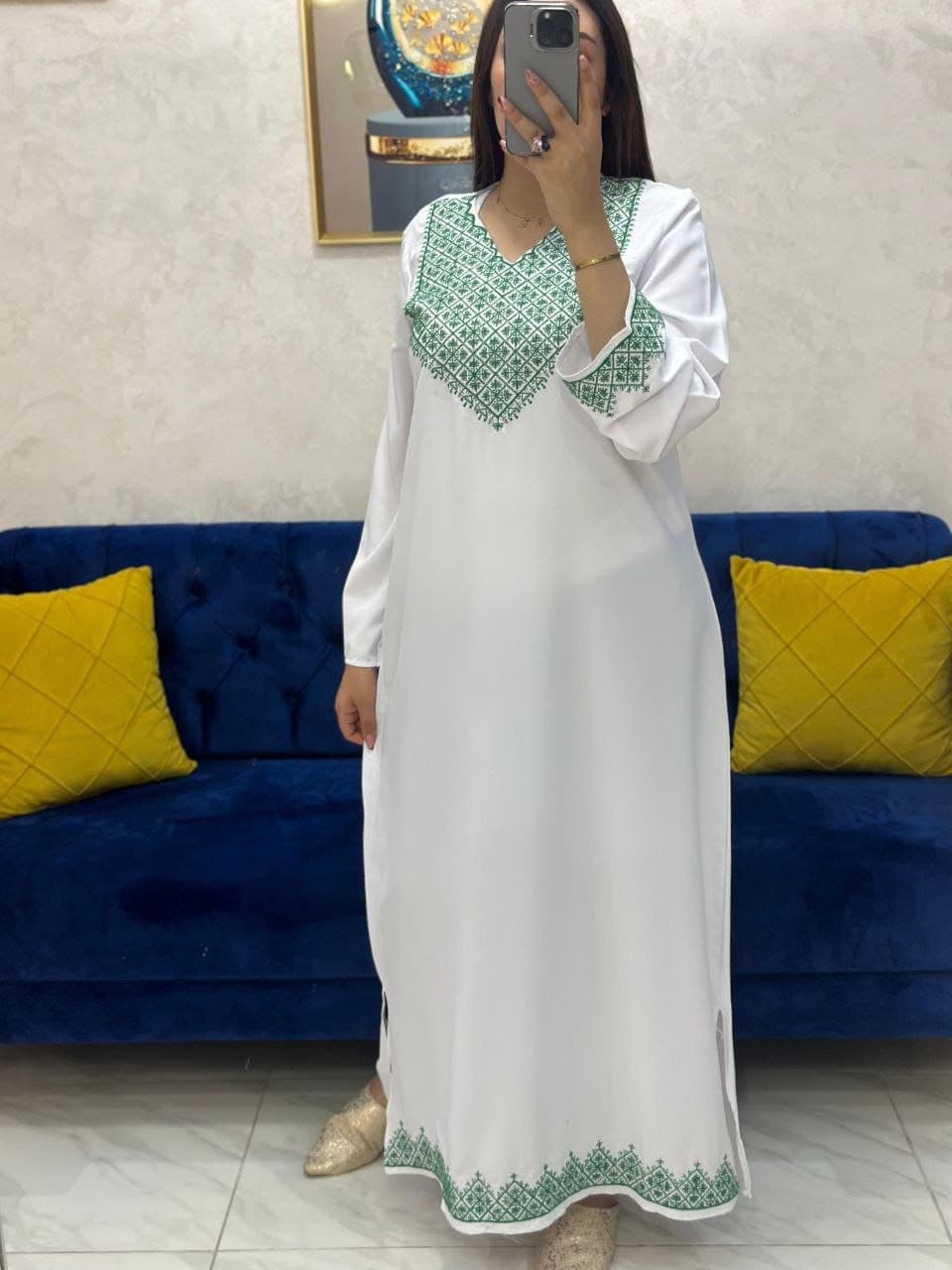 قفطان بالسروال للعروس أو النفيسة أنيق وهماوي